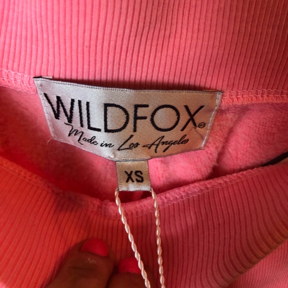 Wildfox || NEW Mega Chic Neon Pink Sweatpants - Picture 7 of 9